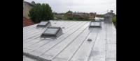Terrasse zinc et vélux